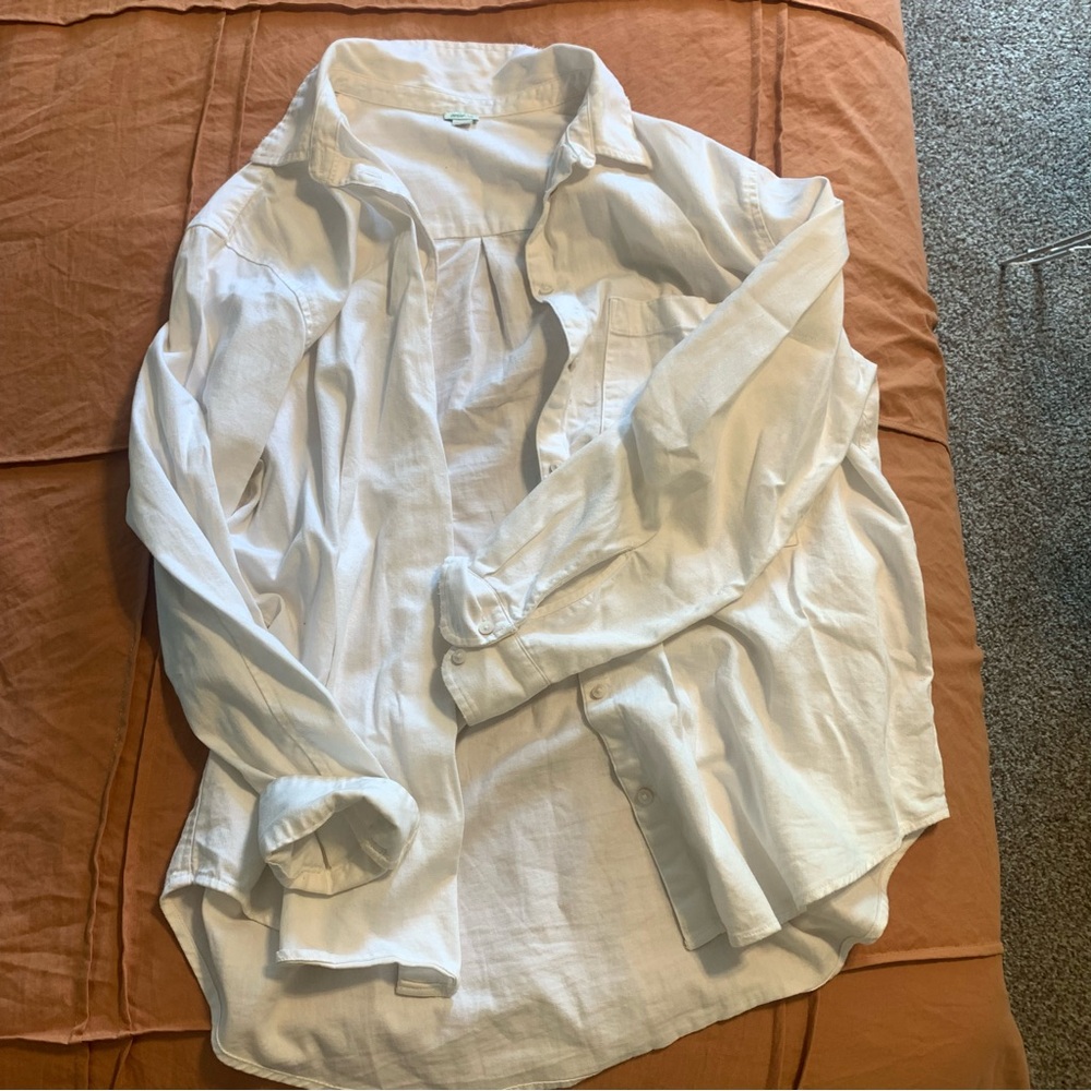 aerie white button down